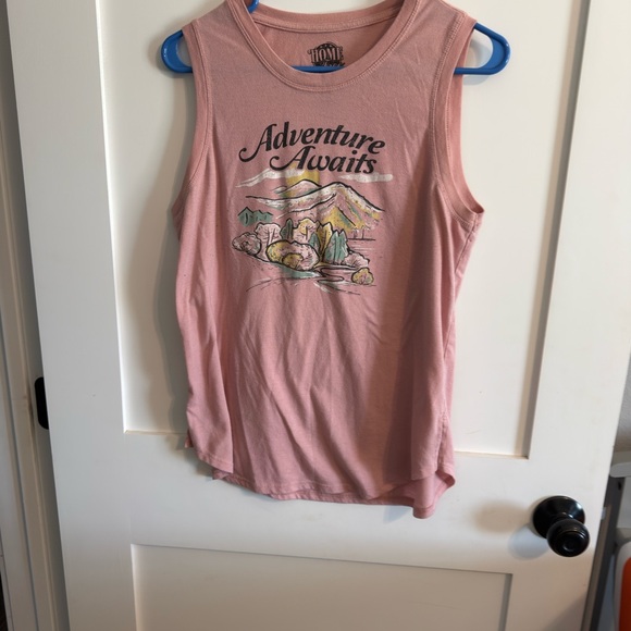 Home Free Tops - Pink Adventure Awaits Tank Top